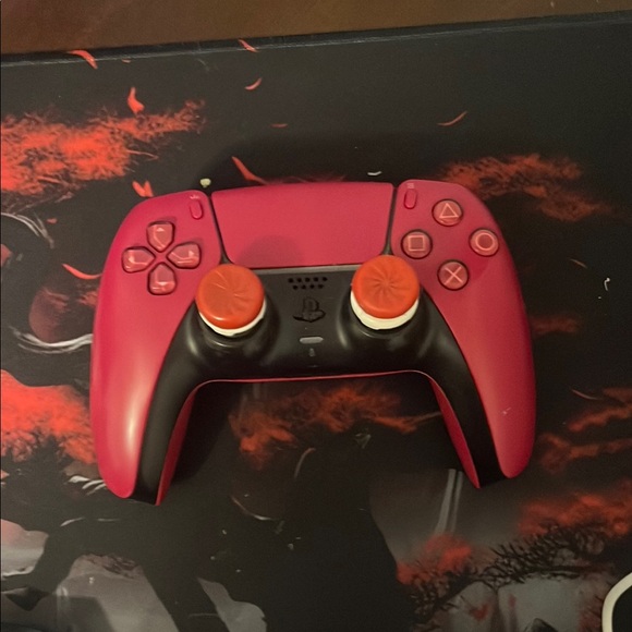 Red and Black Gaming Controller